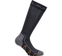 CMP - Chaussettes hautes en laine de trekking, Noir, 43/45