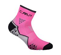 CMP - Chaussettes Trail, Rose Fluo-Noir, 39/42