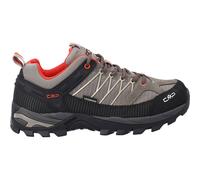 Chaussures CMP Rigel Low Waterproof gris foncé noir rouge - 41