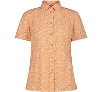 CMP - Chemise Fantaisie Check Manches Courtes pour Femme, Saumon-Tanger, XS