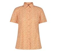 CMP - Chemise Fantaisie Check Manches Courtes pour Femme, Saumon-Tanger, XXL
