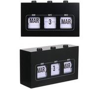The Concept Factory Calendrier Mo1312 Flip perpétuel Jour/Date/Mois Vintage 19,5x11,5x5,5cm