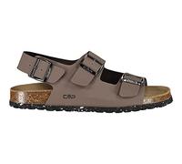 CMP Homme Eco Keidha Pantoufles Sandale Plate, Marron, 39 EU