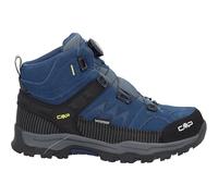 CMP Enfants Kiruna Mid Fitgo WP Chaussures, Blue Ink-Yellow, 41