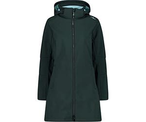 CMP Femme 3a08326 Parka À Capuche Zippée Pour, Vert Émeraude, D38 EU