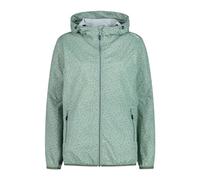 CMP Femme Giacca Da Pioggia Donna Con Cappuccio Removibile Veste De Pluie, Jade, D38 EU