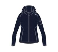 CMP Femme Giacca In Knit-tech Da Donna Con Cappuccio Fisso Veste, B. Blue, D44 EU