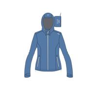 CMP Femme Indéchirable Pour Avec Capuche Fixe Veste De Pluie, Provence, D50 EU