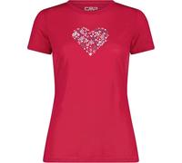 CMP Femme Print T-Shirt, Magenta, XXL