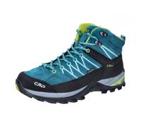 CMP Femme Rigel Mid WMN Trekking Shoes WP Chaussure de Trail, Teal Acide, 38 EU