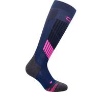 Cmp 3i76756 Graphene Long Socks Bleu EU 39-42 Femme