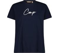 CMP Femme Vale T-Shirt, Black Blue, XXL