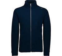 CMP Fleece Veste Homme, Noir/Bleu, 48