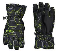CMP - Gants de ski enfant en sergé, Anthracite-Limegreen-B.Co, 4