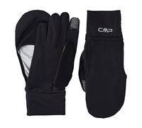 CMP - Gants homme avec moufle laminée pliable, Noir, S/M