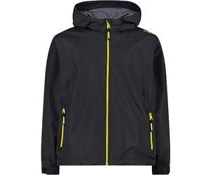 CMP Garçon Windproof And Waterproof Rain Jacket Wp 10.000 Veste, Anthracite-Lemonade, 164 EU