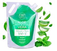 CMP Gel Aloe Vera Jambes, Circulation Sanguine, Varices, Vergetures, Jambes Légères, Retention d'Eau. Jambes Gonflées. Crème de Massage Effet Rafraîchissant (2000 ml)