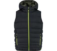 CMP - Gilet enfant en nylon avec capuche fixe, anthracite, 140