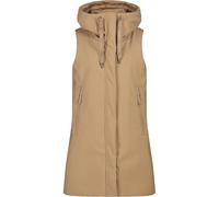 CMP - Gilet long pour femme en tissu softshell à capuche fixe, Malto, 48