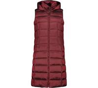 CMP Gilet Lungo Da Donna In Nylon Con Cappuccio Fisso Veste Femme