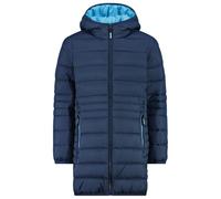 CMP - Girl's Down Coat Fix Hood Taffeta - Manteau - 152 - blue ink