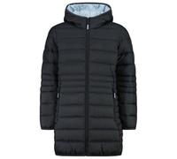 CMP - Girl's Down Coat Fix Hood Taffeta - Manteau - 176 - antracite / sky