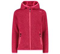 CMP - Girl's Jacket Fix Hood Jacquard Knitted 3H19825 - Veste polaire - 140 - magenta / lighter