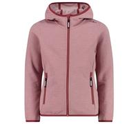 CMP - Girl's Jacket Fix Hood Jacquard Knitted - Veste polaire - 164 - dawn pink / peony