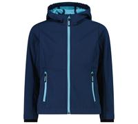 CMP - Girl's Jacket Fix Hood Softshell - Veste softshell - 104 - blue ink / topazio