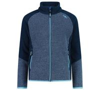 CMP - Girl's Jacket Jacquard Knitted Stripes - Veste polaire - 116 - blue ink