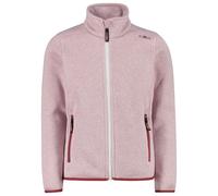 CMP - Girl's Jacket Jacquard Knitted - Veste polaire - 152 - dawn pink / bianco