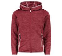 CMP - Girl's Jacquard Knitted Jacket Fix Hood - Veste polaire - 176 - peony melange