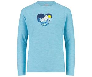 CMP - Girl's Jersey T-Shirt - Haut à manches longues - 104 - topazio melange