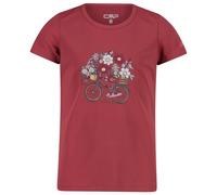 CMP - Girl's T-Shirt Piquet Print - T-shirt technique - 128 - peony