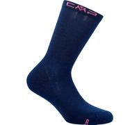 CMP - Hiking Wool Sock Wmn Mid, Blue, 39/42