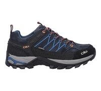 CMP Homme Rigel Low Trekking WP Shoes, Blue Flash Orange, 45 EU