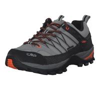 CMP Rigel Low Trekking Shoes Wp Homme Chaussures de randonnée, Gris Noir Cemento Nero, 42 EU