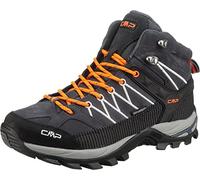 CMP Homme Rigel Mid Trekking Shoe Wp chaussures de randonn e, Antracite Flash Orange, 44 EU