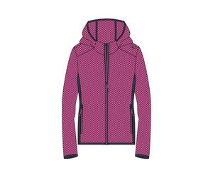 CMP, JACKET FIX HOOD, 34H2876, Basic Pink, D44, Woman