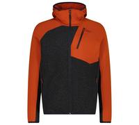 CMP - Jacket Fix Hood 36M1877 - Veste en laine - 54 - carbone melange / brick