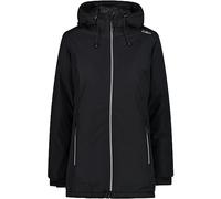 CMP, JACKET LONG FIX HOOD, 32Z1396, Basic Black, D38, Woman