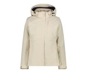CMP, JACKET ZIP HOOD DETACHBLE INN.JACKET, 33Z1646D, Light Brown, D44, Woman