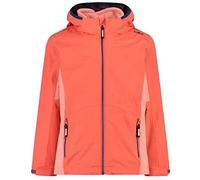 CMP - Kid G Jacket Fix Hood Detachble Inn.Jacket, Girl, Campari, 164