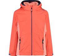 CMP - Kid G Jacket Fix Hood Detachble Inn.Jacket, Girl, Campari, 176