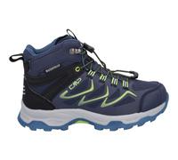 CMP Kids Byne Mid WP Outdoor Shoes Chaussures de Marche, Noir et Bleu, 35 EU