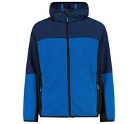 CMP - Kid's Jacket Fix Hood Jacquard Knitted - Veste polaire - 98 - river / infinity