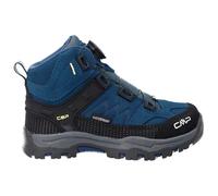 CMP - Kid's Kiruna Mid Fitgo Trekking Shoes WP - Chaussures de randonnée - EU 33 - blue ink / yellow