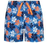 CMP - Kid's Printed Shorts - Boardshort - 164 - cyano / navy / orange
