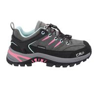 CMP - Kid's Rigel 2.0 Low WP Trekking Shoes 3Q18244 - Chaussures multisports - EU 35 - grey / acquarius / pink fluo