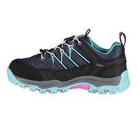 CMP Kids Rigel Low Trekking Shoes Kids WP Mixte Enfant Chaussures de randonnée, Bleu Foncé Turquoise B Blue Acqua, 39 EU